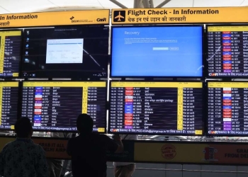 Problemi all'aeroporto di New Dehli per l'aggiornamento software di CrowdStrike (Ansa)
