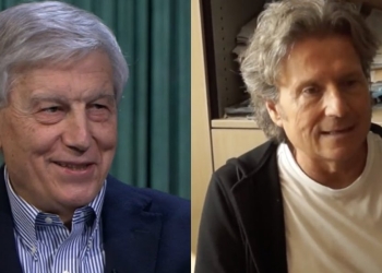 Aldo Grasso a sinistra e Davide Parenti a destra