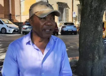 Patrick Lumumba a Perugia, 6 luglio 2022 (Foto ANSA/CLAUDIO SEBASTIAN)