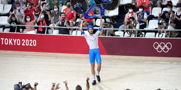 Filippo Ganna pista Olimpiadi