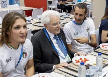 Errigo e Tamberi portabandiera