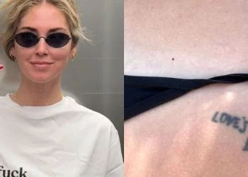 Chiara Ferragni nuovo tatuaggio nelle storie Instagram