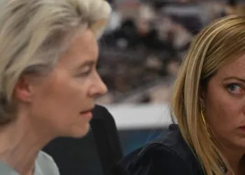 Meloni con Von der Leyen