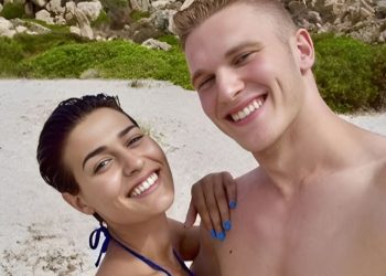 Alice Sabatini e Gabriele Benetti in vacanza alle Mauritius