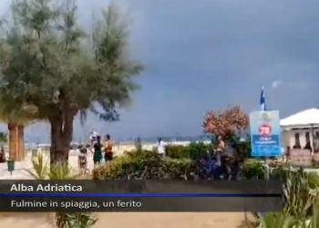 Fulmine ad Alba Adriatica