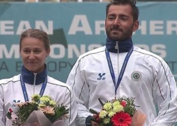 Mauro Nespoli e la fidanzata Vanessa Landi. (Foto: Web)