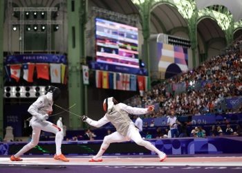 Tommaso Marini alle Olimpiadi 2024 Parigi (Foto ANSA)