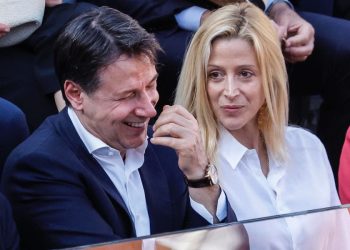 Giuseppe Conte e Olivia Paladino