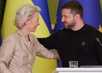 Von der Leyen con Zelensky
