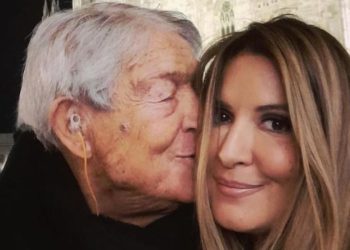 Selvaggia Lucarelli con papà Nicola