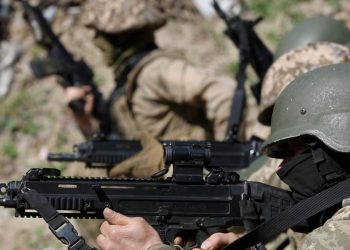 Soldati ucraini (Ansa)