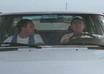 Carlo Verdone e Alberto Sordi in una scena del film nel pomeriggio di Rete 4 (Foto Web)