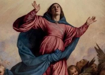 Tiziano Vecellio, Assunta (1516-18, particolare)