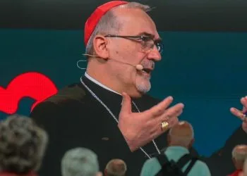 MEETING RIMINI 2024. S.B. Pierbattista Pizzaballa, patriarca di Gerusalemme dei Latini.
Foto Fabrizio Zani/Pasquale Bove