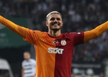 Mauro Icardi, attaccante del Galatasaray (Foto ANSA)