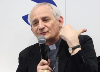 Il card. Matteo Zuppi, presidente della Cei e arcivescovo di Bologna (Ansa)