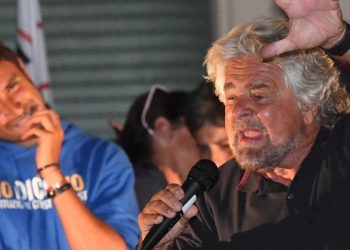 Grillo, Di Battista e Raggi