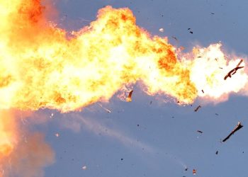 Drone di Hezbollah intercettato e distrutto dalle forze israeliane (Ansa)