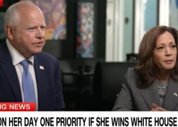 Kamala Harris e Tim Walz