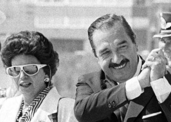 L'ex presidente dell'Argentina Raúl Alfonsín nel 1984 (Ansa)