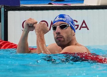 Stefano Raimondi alle Paralimpiadi Parigi 2024 (Foto ANSA)