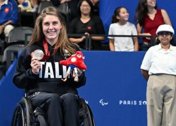 Monica Boggioni alle Paralimpiadi Parigi 2024 (Foto ANSA)