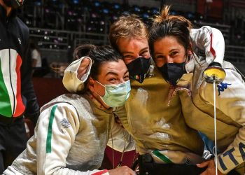 L'italia del fioretto donne alle Paralimpiadi (Foto ANSA)