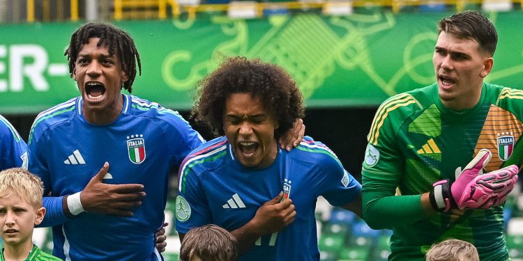 Zeroli e Ciammaglichella con l'Italia (da facebook.com/TorinoFootballClub)