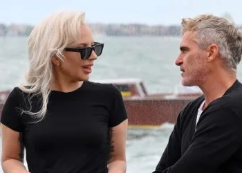 Lady Gaga e Joaquin Phoenix a Venezia (Ansa)
