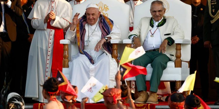 Papa Francesco a Timor Est