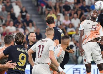 Una fase di Juventus Roma in Serie A (Foto ANSA)