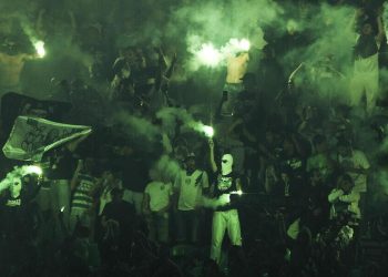 I tifosi dello Sporting Lisbona (Foto ANSA)