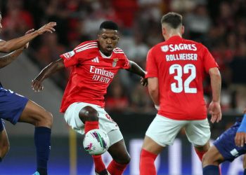 Luis Florentino con il Benfica (Foto ANSA)