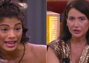 Jessica Morlacchi contro Yulia Bruschi al Grande Fratello 2024 (screen da TV)