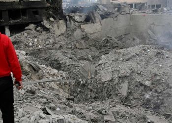 Dopo uno strike di Israele a Beirut, Libano (Ansa)