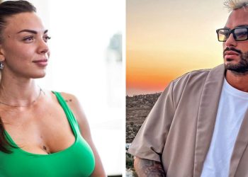 Gaia Vimercati e Luca Bad, il gesto piace ai fan (Collage foto Instagram)