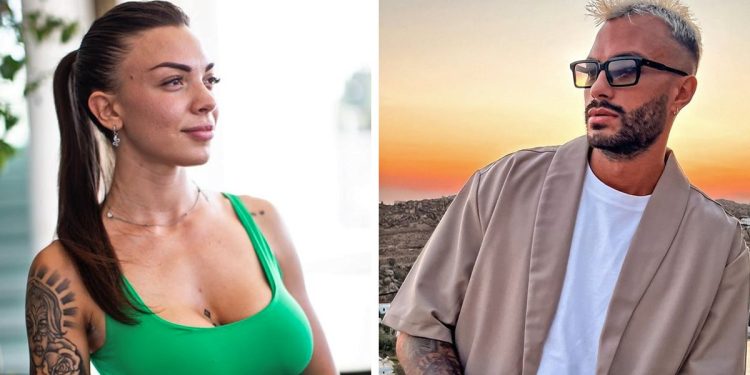 Gaia Vimercati e Luca Bad, il gesto piace ai fan (Collage foto Instagram)