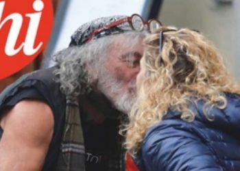 Mauro Corona e nuova compagna