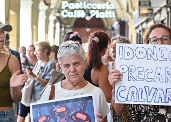 Precari della scuola (Ansa)