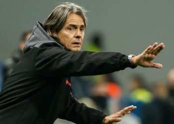 Filippo Inzaghi in panchina (Ansa Foto)