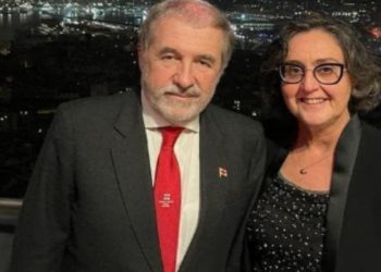 Marco Bucci e sua moglie Laura Sansebastiano