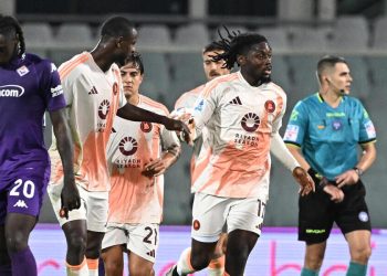 Manu Koné a segno con la Roma (Foto ANSA)