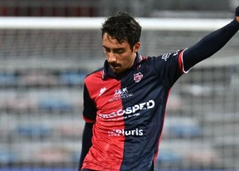 Christian Gatti con la Virtus Verona (da facebook.com/SerieCofficial)