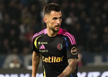 Marius Marin in azione con il Pisa (da facebook.com/pisasportingclub)