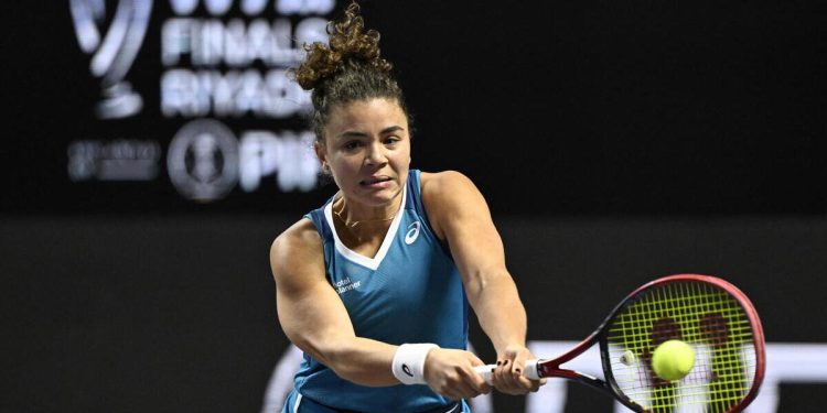 Jasmine Paolini, qui alle Wta Finals 2024 (Foto ANSA)