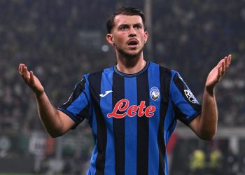 Lazar Samardzic con l'Atalanta in Champions League (Foto ANSA)
