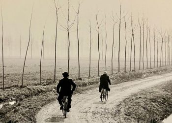 Elio Ciol, "Nella bassa milanese" (1963, particolare)