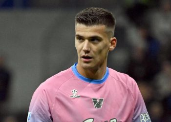 Filip Stankovic, portiere del Venezia (Foto ANSA)