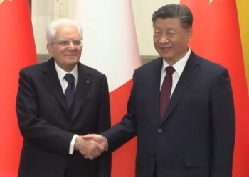 Sergio Mattarella e Xi Jinping