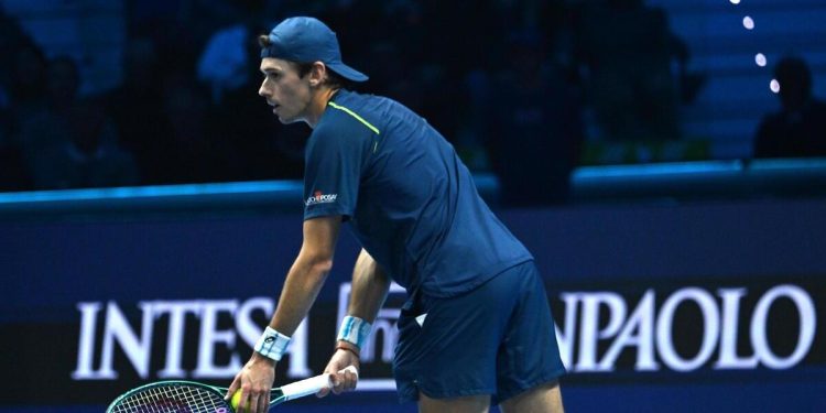 Alex De Minaur alle Atp Finals 2024 (Foto ANSA)